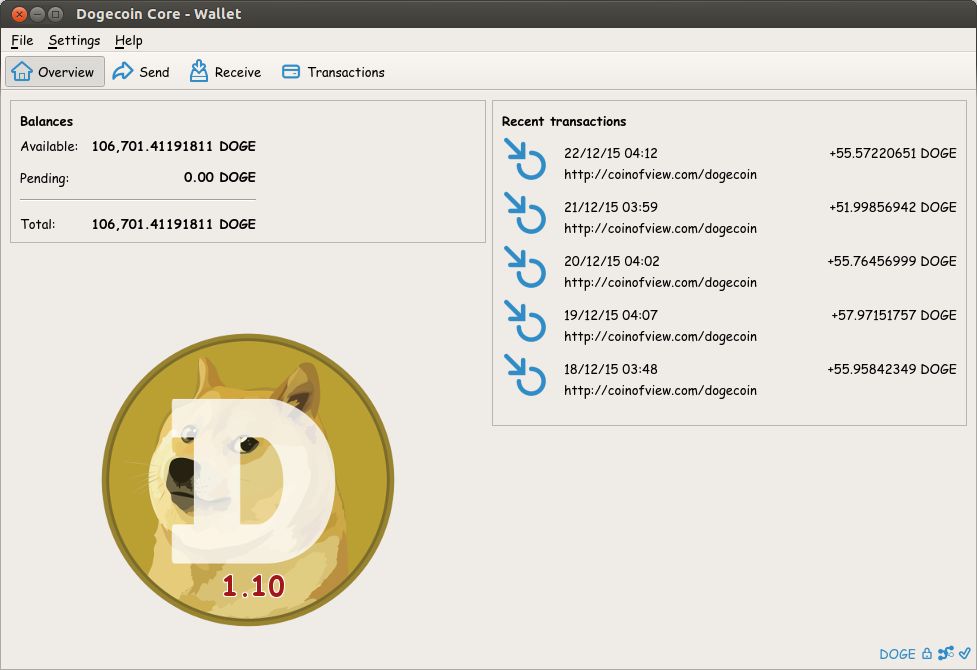 dogecoin core damaged